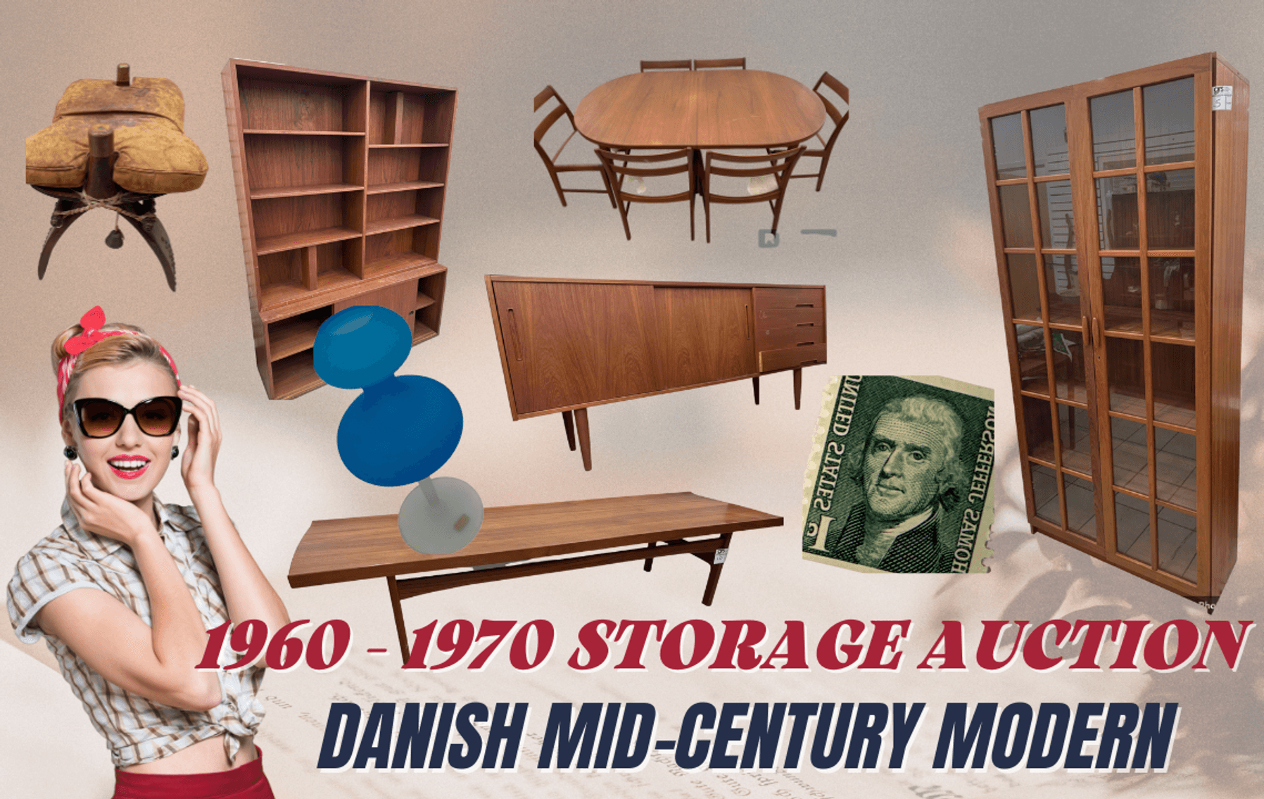 Danish Mid-Century Amazing 1970's Vintage