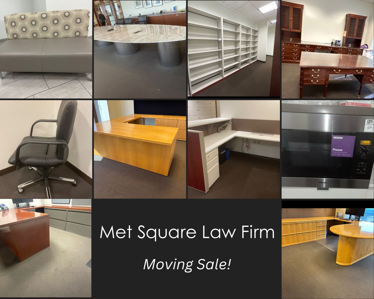 Met Square Law Firm Moving Sale