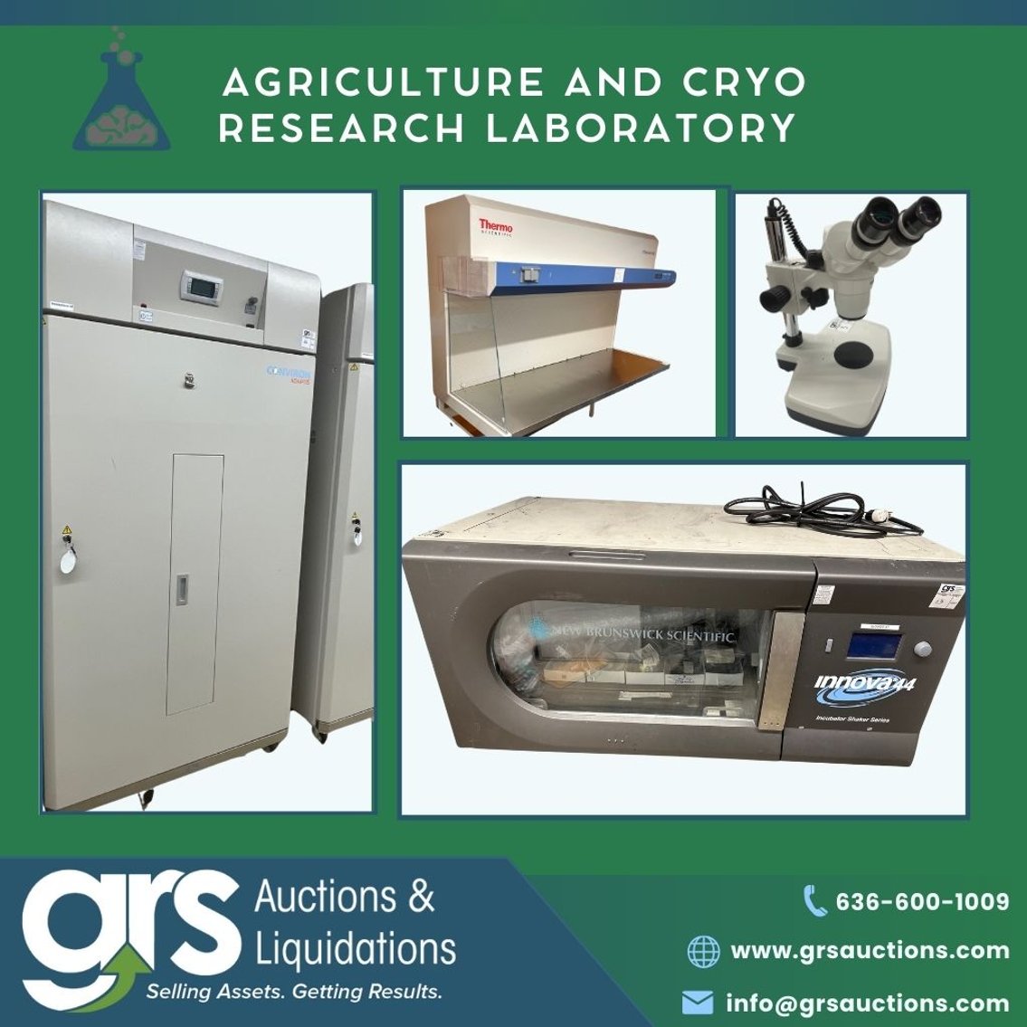 Agricultural & Cryo Research Lab and Online Auction