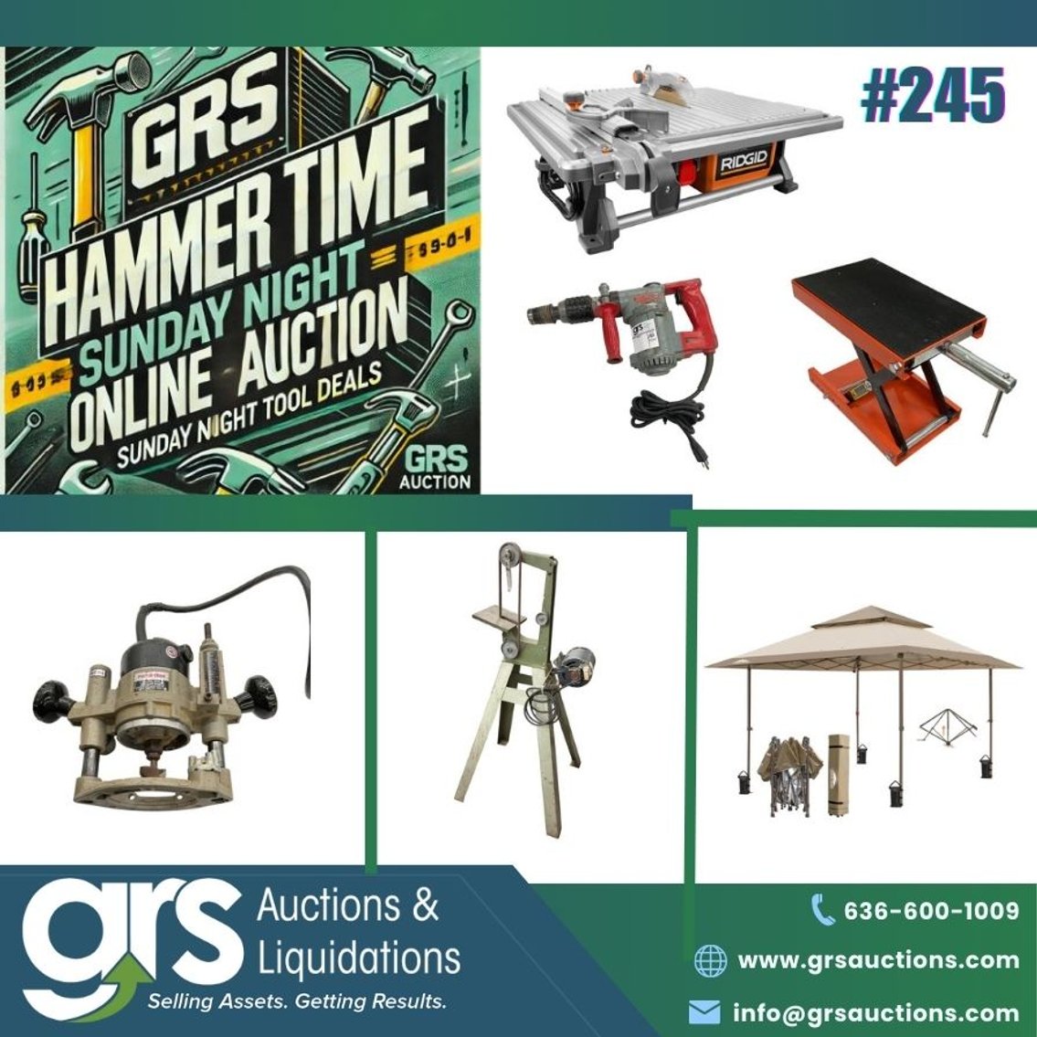 GRS Hammer Time, Sunday Night Online Tool Deals! #245