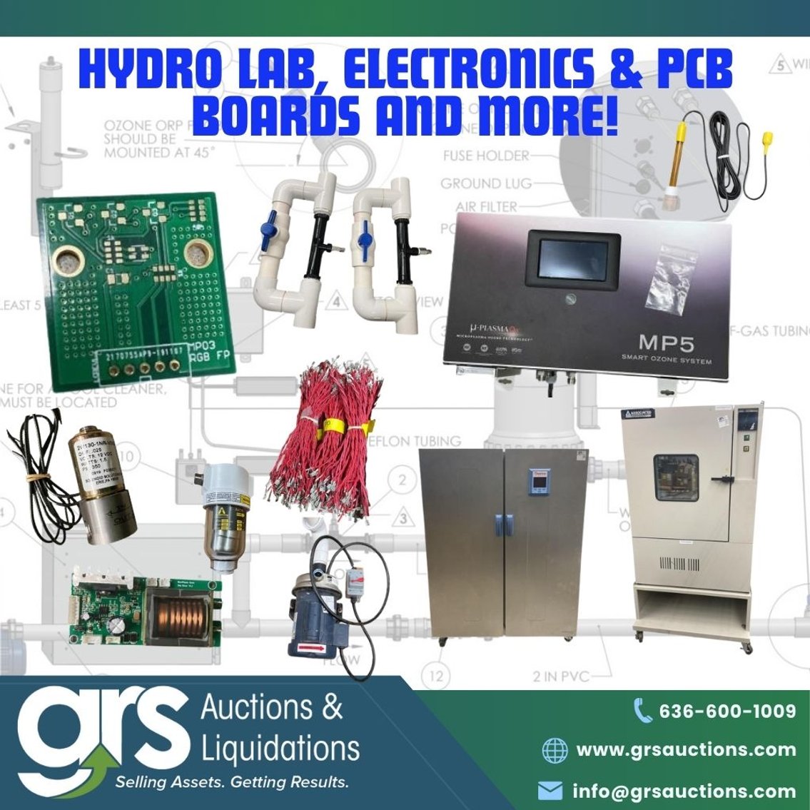 Hydro Research Lab Equipment, PCB Boards and Electronics