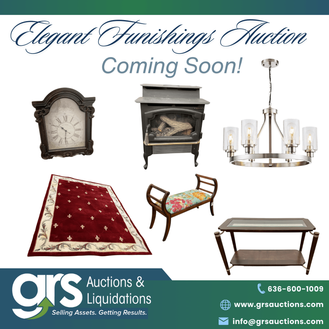 Elegant Furnishings Auction - Coming Soon