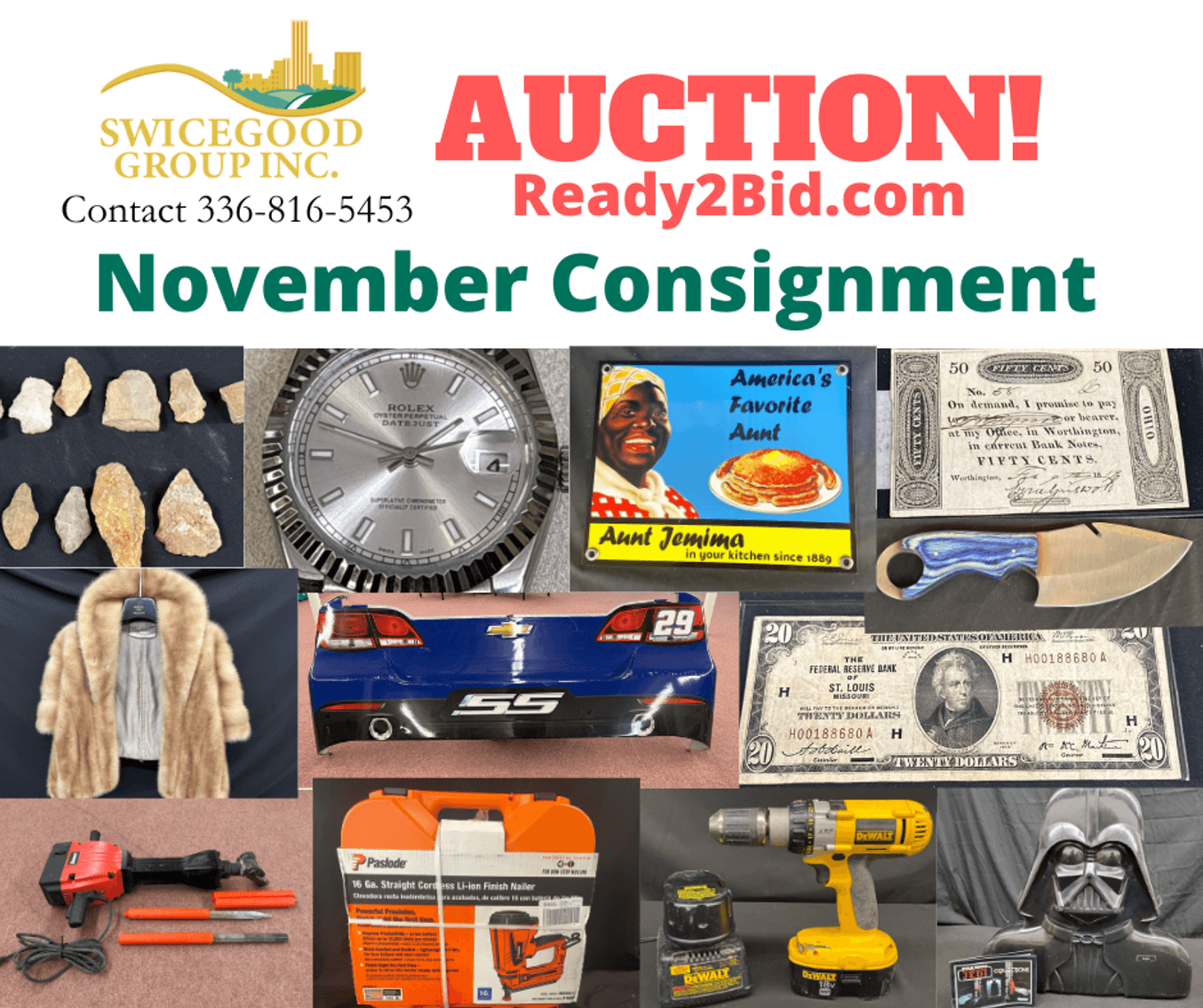 November Consignment Auction