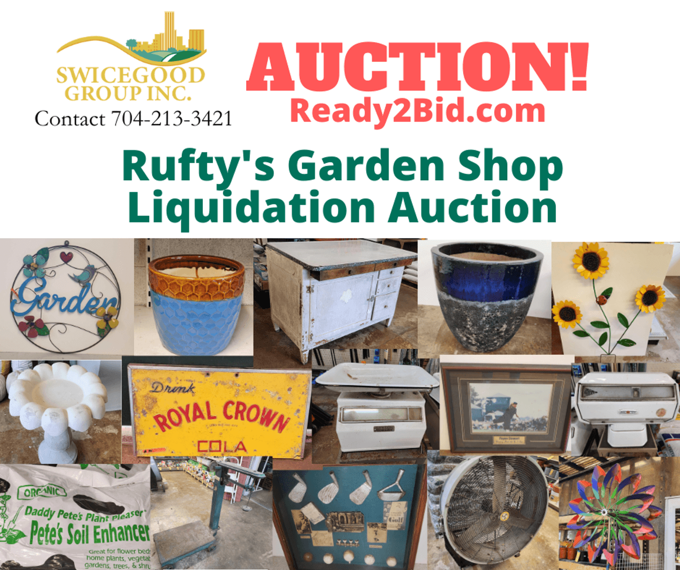 Rufty's Garden Shop Liquidation Auction