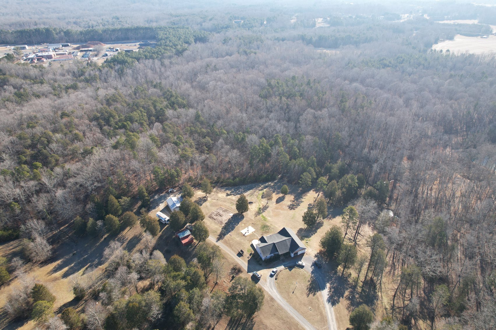 Absolute Auction for Davie County Home on 24 +/- Acres