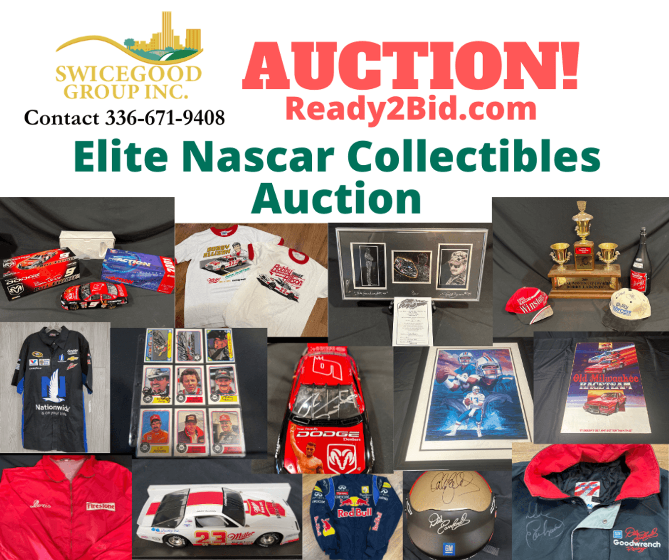 Elite Nascar & Major Sports Collectibles Auction