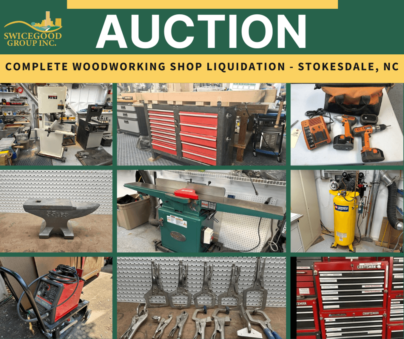 Complete Woodworking Shop Liquidation and More