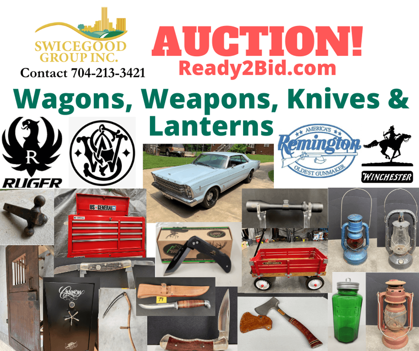 Wagons, Weapons, Knives & Lanterns