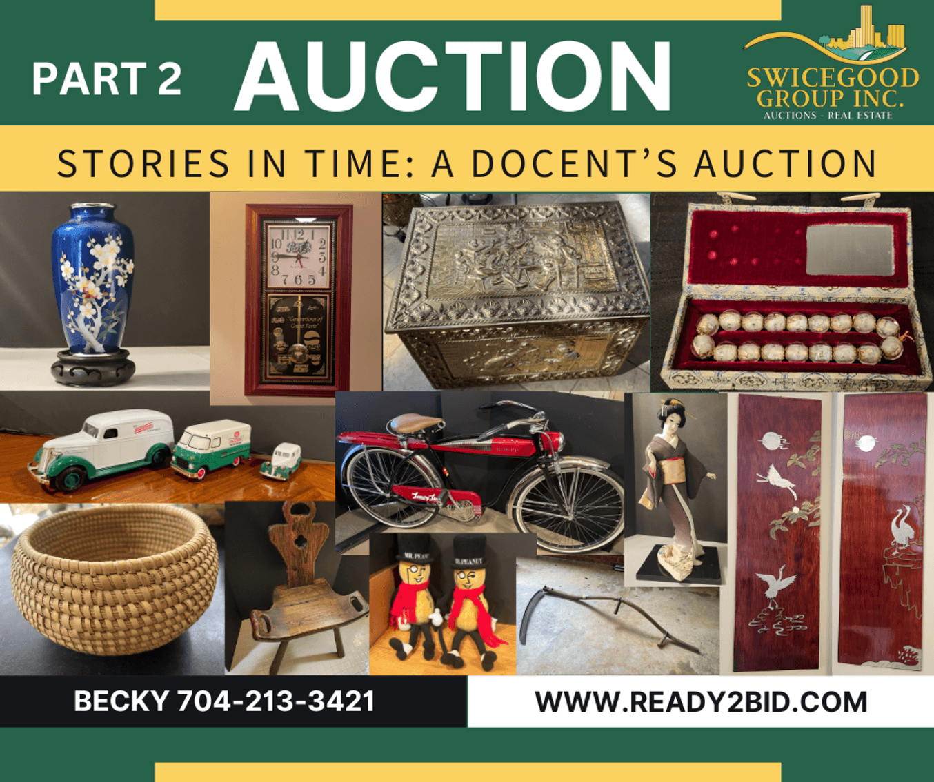 Stories in Time: A Docent’s Auction, Estate of Donald Roberson, Deceased PART 2