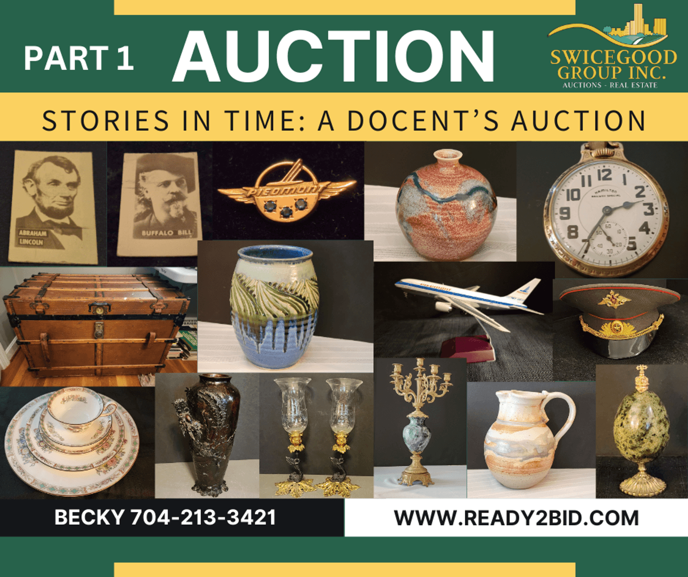 Stories in Time: A Docent’s Auction, Estate of Donald Roberson, Deceased PART 1