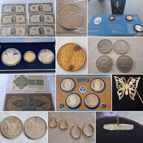 Coin, Currency & Jewelry Online Auction