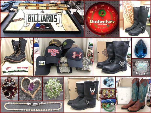 Beer Signs, FINAL Western Boots, Sterling and Furniture (gold tag)