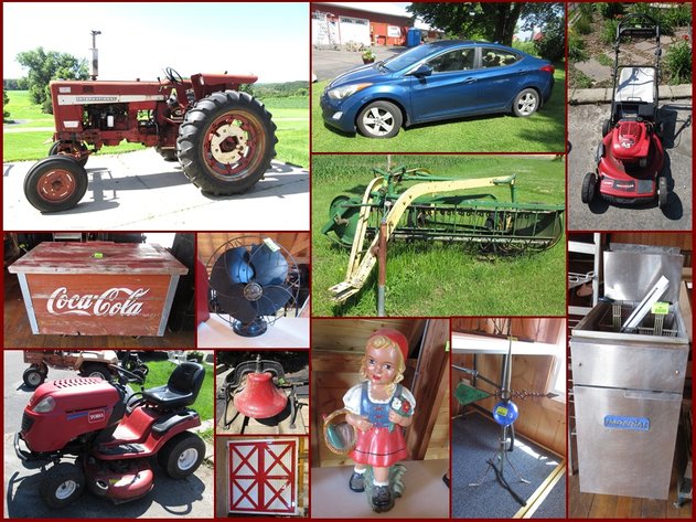 Farm Machinery, Restaurant Equipment, Tools & Antiques