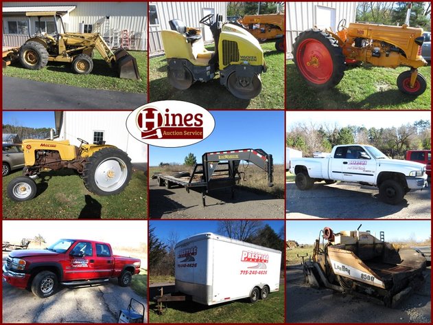 Paving Equipment, Trucks, Trailers, Tractors, Tools, Sporting & Household