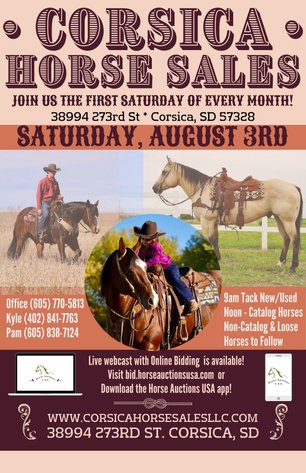 Corsica Horse Sales Catalog Sale - SATURDAY, AUGUST 3RD - Corsica ...