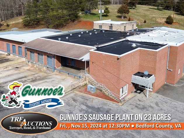 Gunnoe's Sausage Plant: 28,000 Sq.Ft on 23.44 Acres