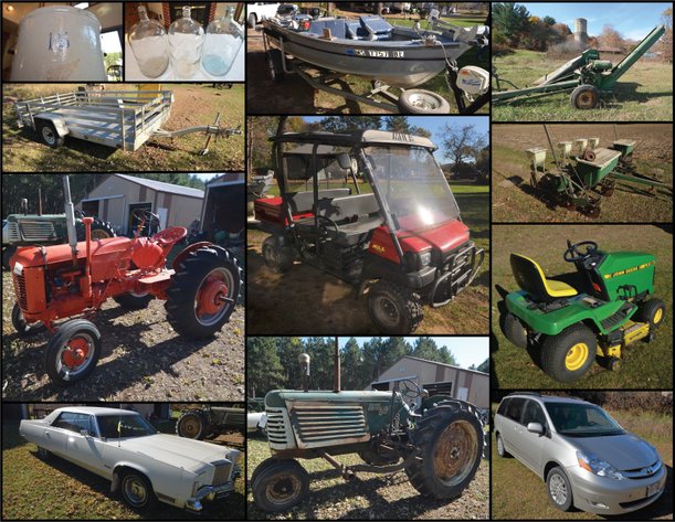 TOYOTA SIENNA, OLIVER TRACTORS, ATV, FARM EQUIPMENT, SILVER COINS, JEWELRY, SHOP TOOLS - Eleva, WI