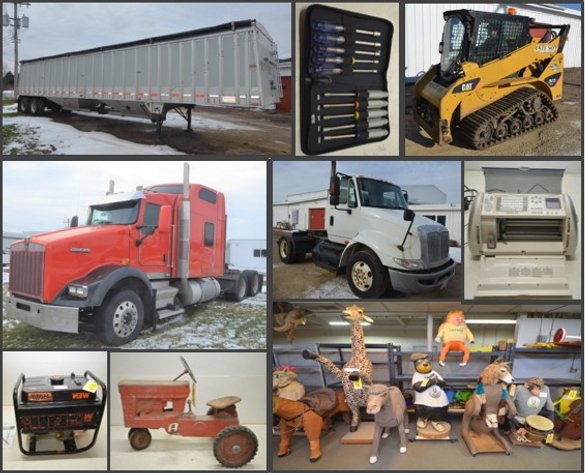 CAT TRACK LOADER, SEMI TRACTORS AND TRAILERS, SILVER COINS, GENERATORS, FIREARMS AND MORE - Mondovi, WI