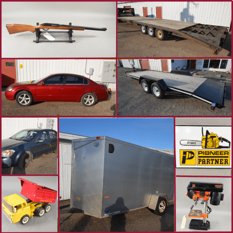 TRAILERS, VEHICLES, SILVER COINS, TOOLS AND COLLECTIBLES - Mondovi, WI