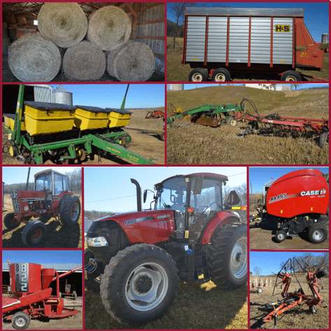 IH TRACTORS, HAY - TILLAGE - PLANTING EQUIPMENT, AND OTHER FARM ITEMS - Taylor, WI