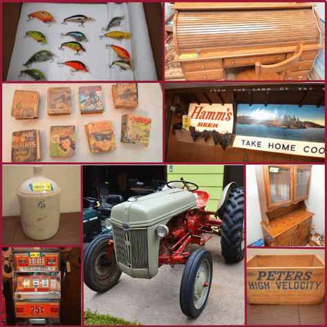 FORD TRACTOR, TOOLS, FISHING LURES, BEER SIGNS, PERSONAL PROPERTY - Hager City, WI