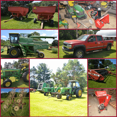 TRACTORS, VEHICLES, FARM EQUIP, SHOP TOOLS, PERSONAL PROPERTY - Mondovi, WI