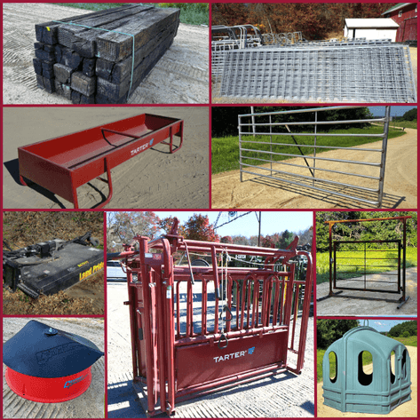 LIVESTOCK PANELS, FEEDERS, GATES, AND MORE - Boyceville, WI