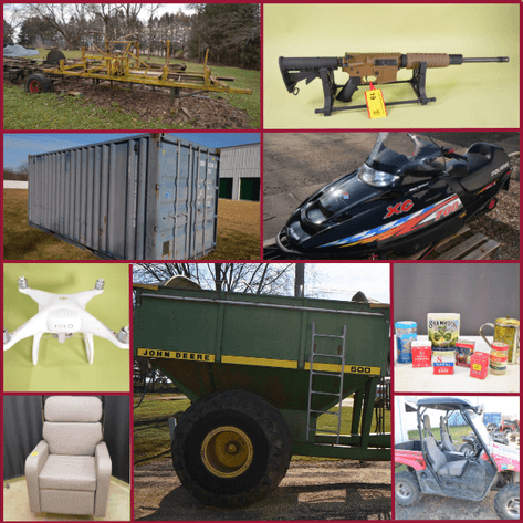 FARM EQUIP, HAY, FIREARMS, SNOWMOBILES, COLLECTIBLES, AND MORE! - Mondovi, WI