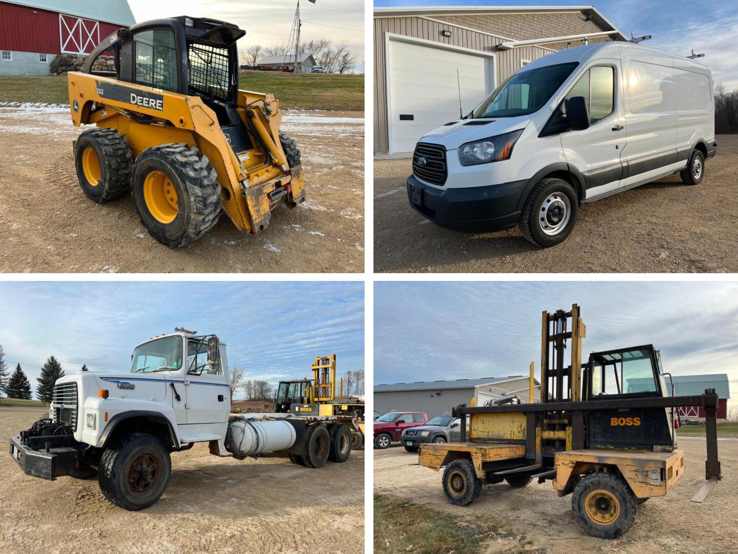 Inventory Reduction: Construction Equipment, Rebar, Vehicles, Peterbilt Truck Parts, Material & Tools