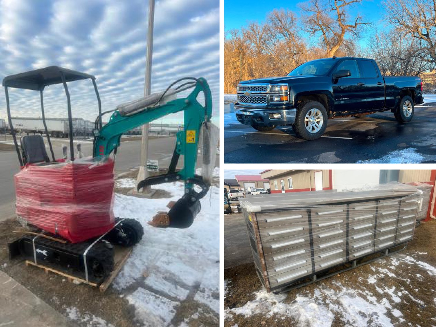 2014 Chevy Silverado 1500, Skid Steer Attachments, NEW AGT Industrial QH12 Mini Excavator