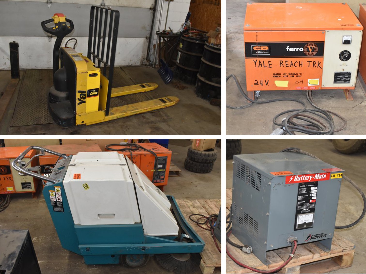 Material Handling Equipment: Pallet Jacks, Forklift Batteries, Forks