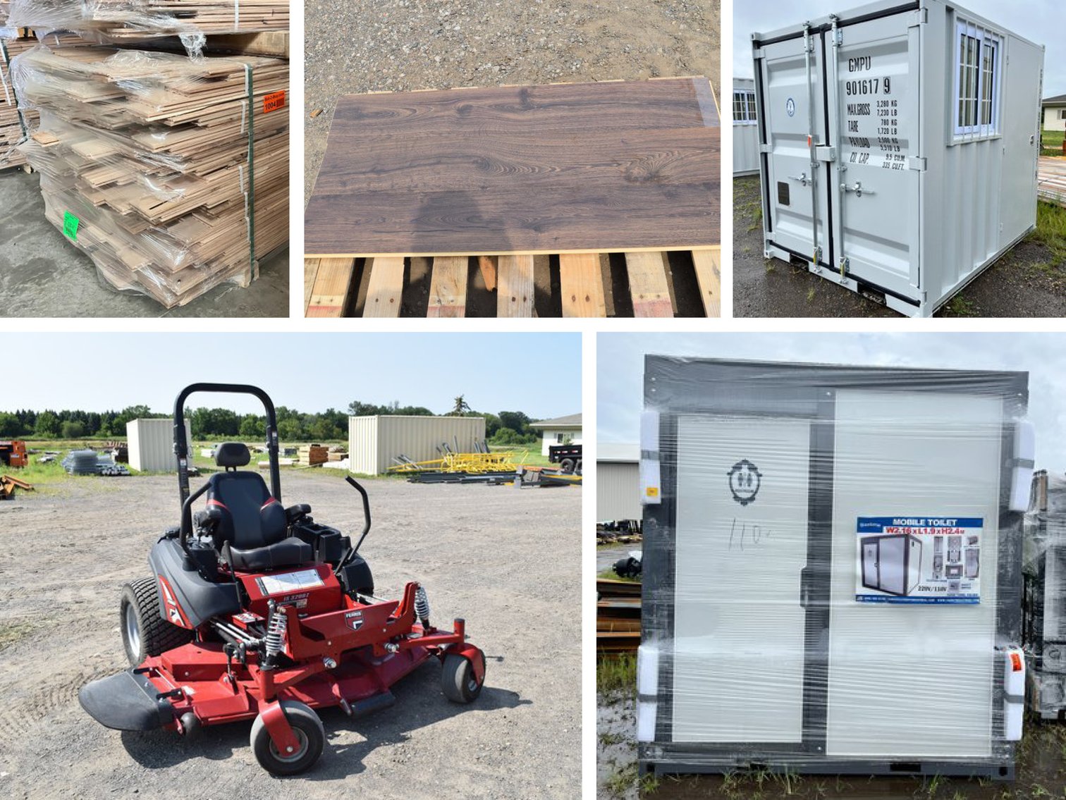 Overstock Lumber, New Flooring, New Tool Benches, New Sea Containers, New Bathrooms, Tools & More (124677)