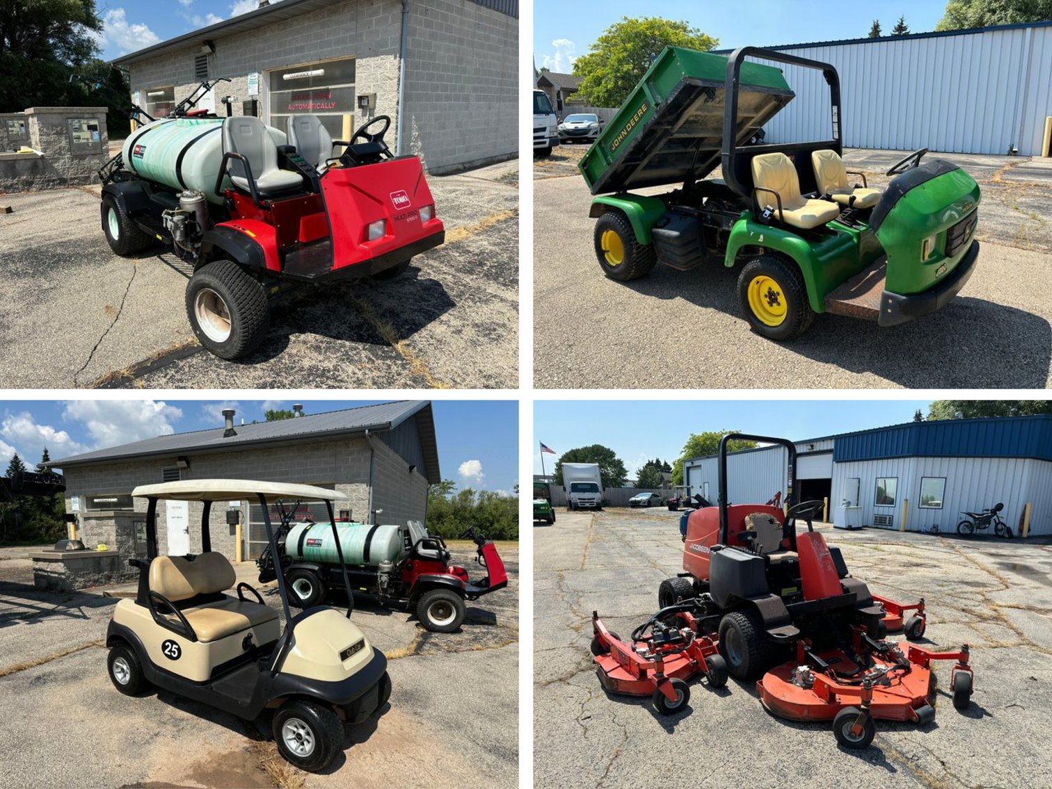 Golf Course Equipment to Ongoing Operations