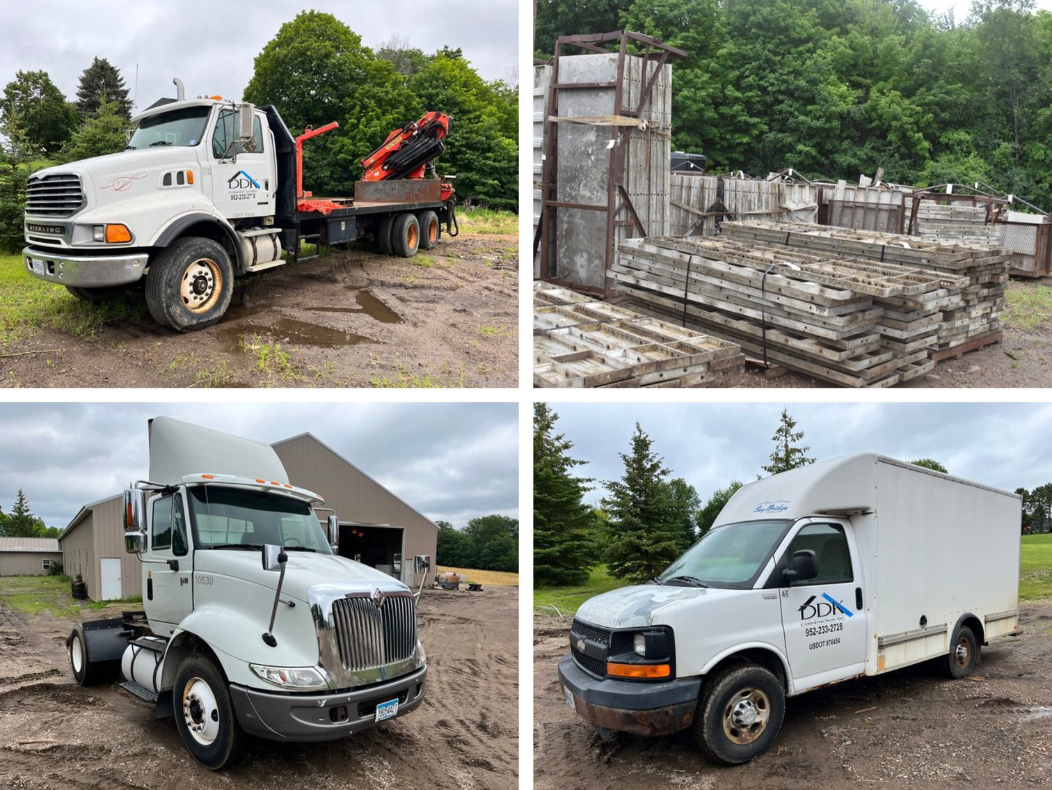 Concrete Company Surplus to Ongoing Operations: Concrete Forms & Trucks