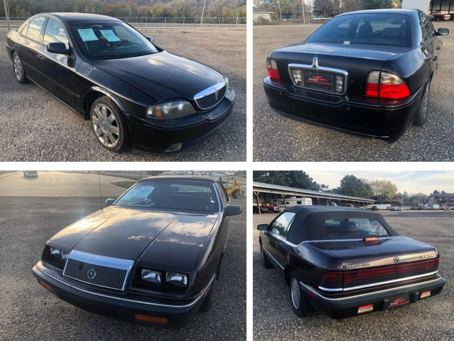 2006 Lincoln LS & 1988 Chrysler LeBaron Convertible