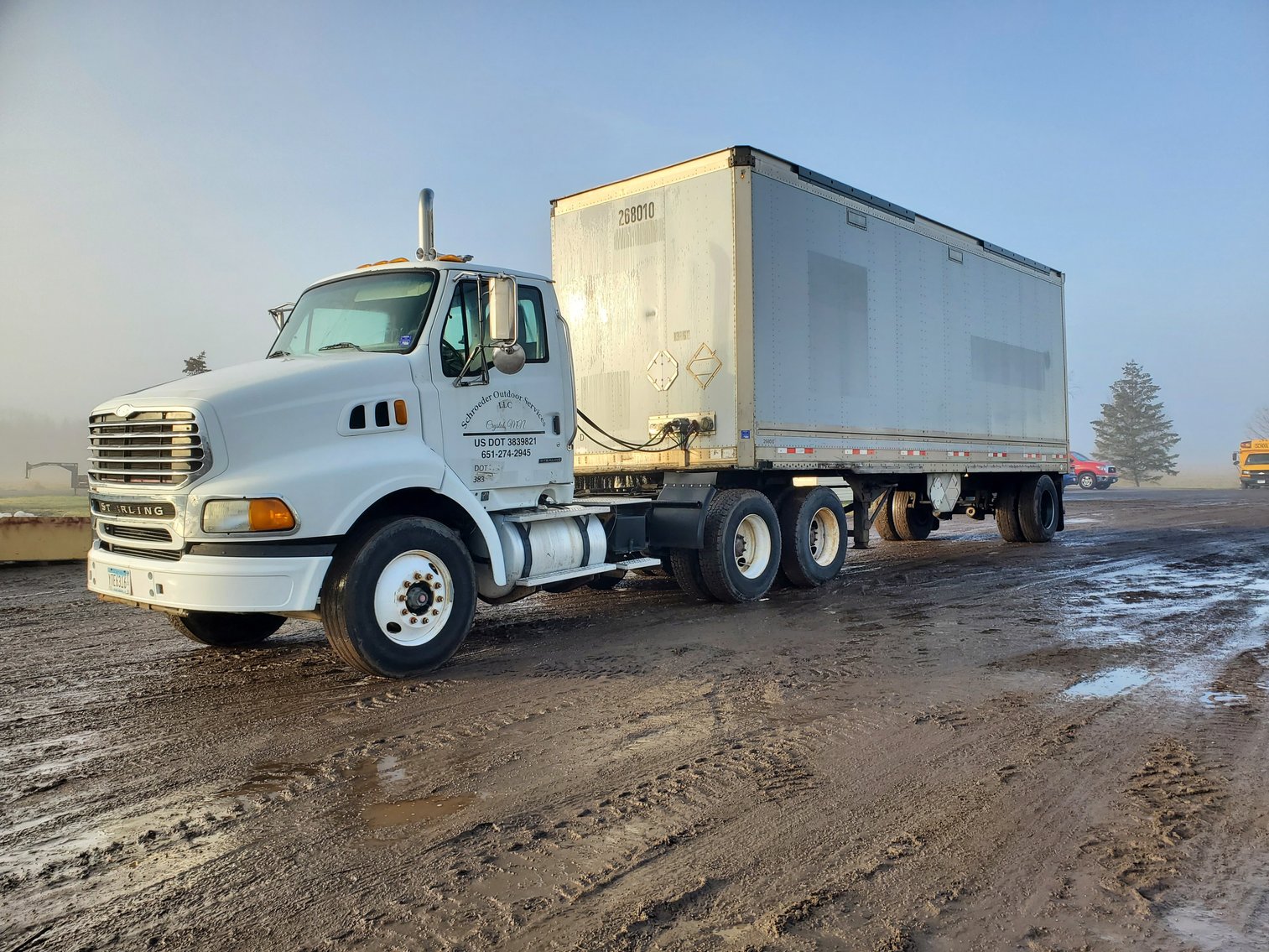 2004 Sterling A9500 Series Semi & 2008 Great Dane 30' Semi Trailer (131910)