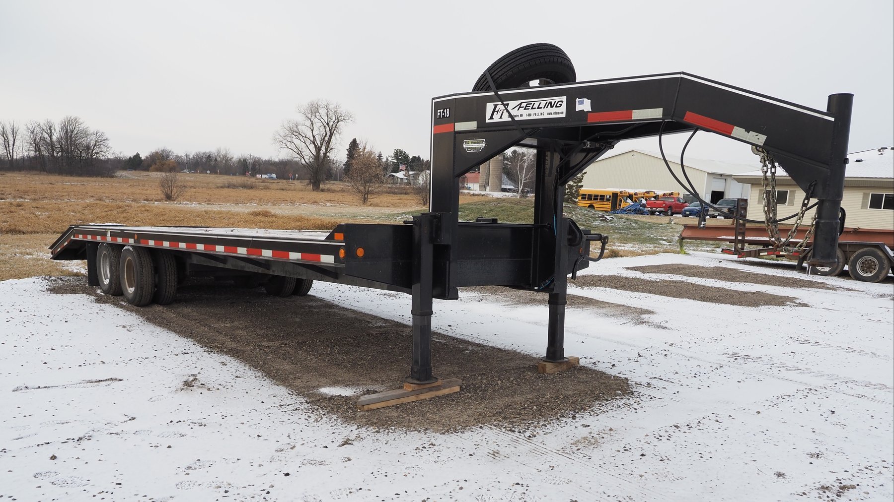 John Deere 825i UTV Gator 4WD, (3) Flatbed Trailers, (2) Enclosed Trailers