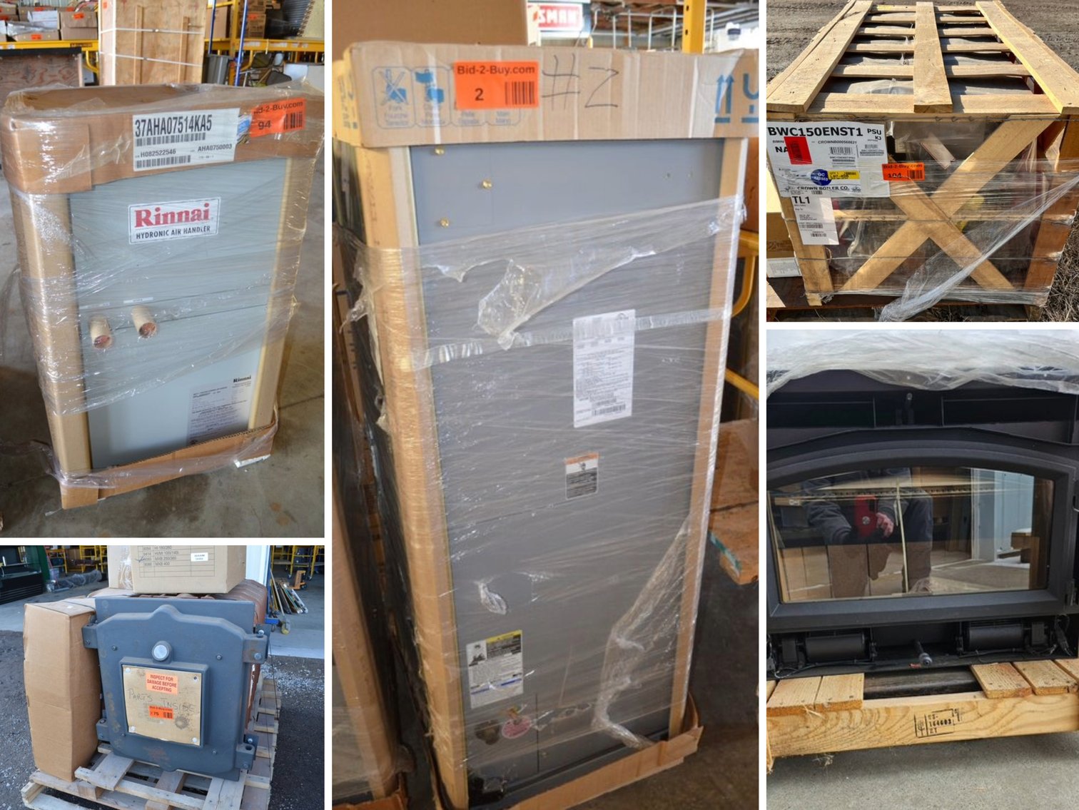 Surplus HVAC Inventory & Equipment to Ongoing Operations