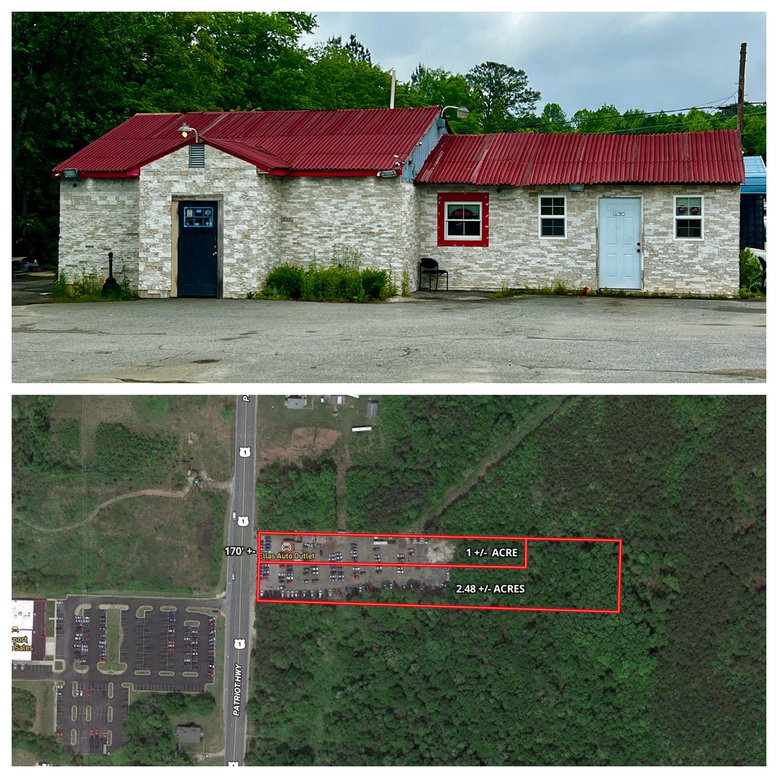 Image for 3.48 +/- Acres Zoned C3 & MZ w/Office Building Fronting Rt. 1 & Located Only Steps From the Future Kalahari Resort!!  ONLINE ONLY BIDDING!!