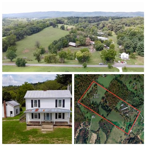 39.25 +/- Acres w/3 BR Farm House, 2 Poultry Houses, Loafing Shed & Litter Storage Shed--Rockingham County, VA