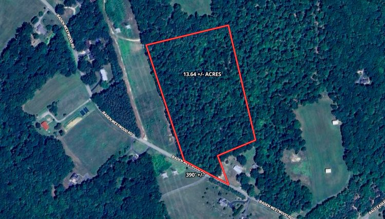 13.6 +/- Acre Wooded Land Parcel w/390' +/- of Road Frontage in Prince George's County, MD--ONLINE ONLY BIDDING!!