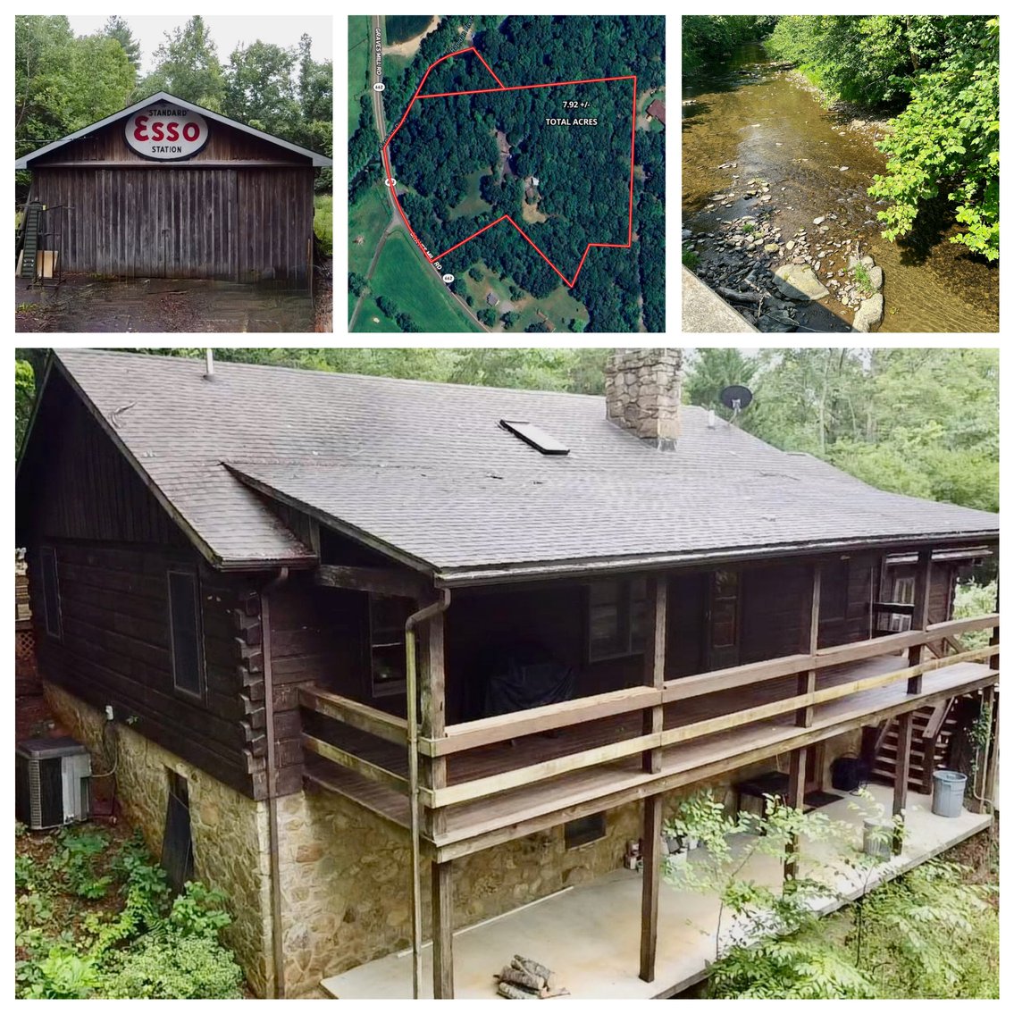 Image for 4 BR/2 BA Log Home on 7.9 +/- Acres w/400' +/- of Rapidan River Frontage & 2 Shops/Garages--Madison County, VA