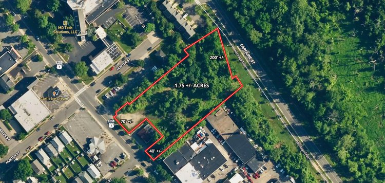 1.75 +/- Commercial Acres on Princess Anne St. in Downtown Fredericksburg, VA--ONLINE ONLY BIDDING!!