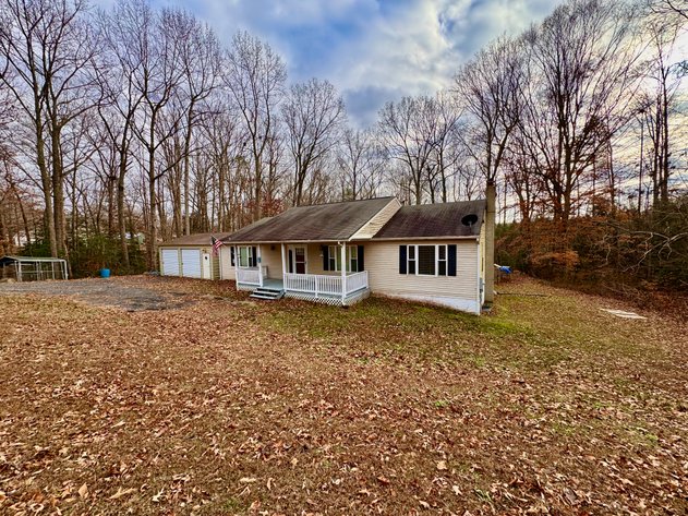 Image for 3 BR/2 BA Home w/Walk-Out Basement & Large Detached 2 Bay Garage/Shop on 5 +/- Acres in Bowling Green, VA--ONLINE ONLY BIDDING!!