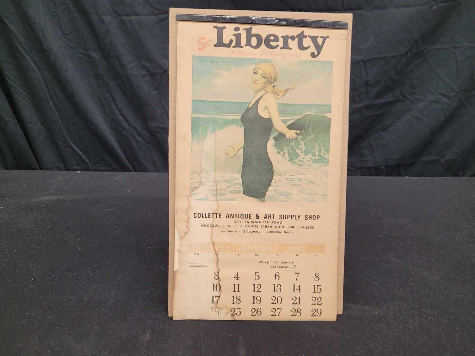 Vintage Davie County Calendars