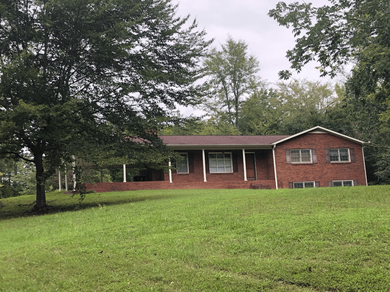 Davie County Brick Ranch with Acreage