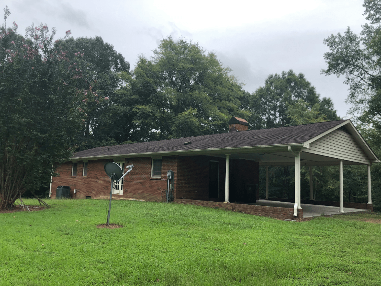 Davie County Brick Ranch with Acreage