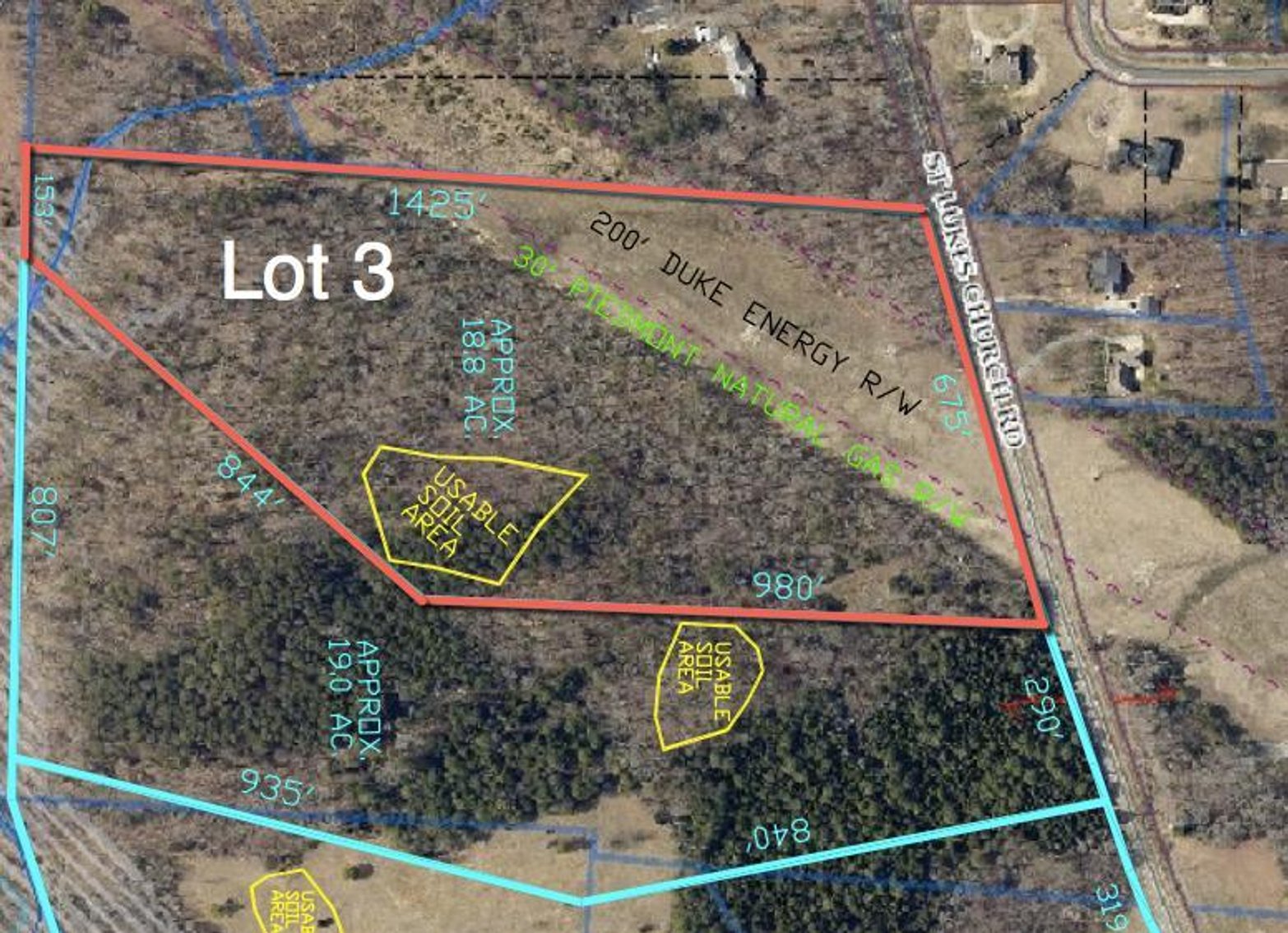 148 acres - Rowan County Acreage subdivided