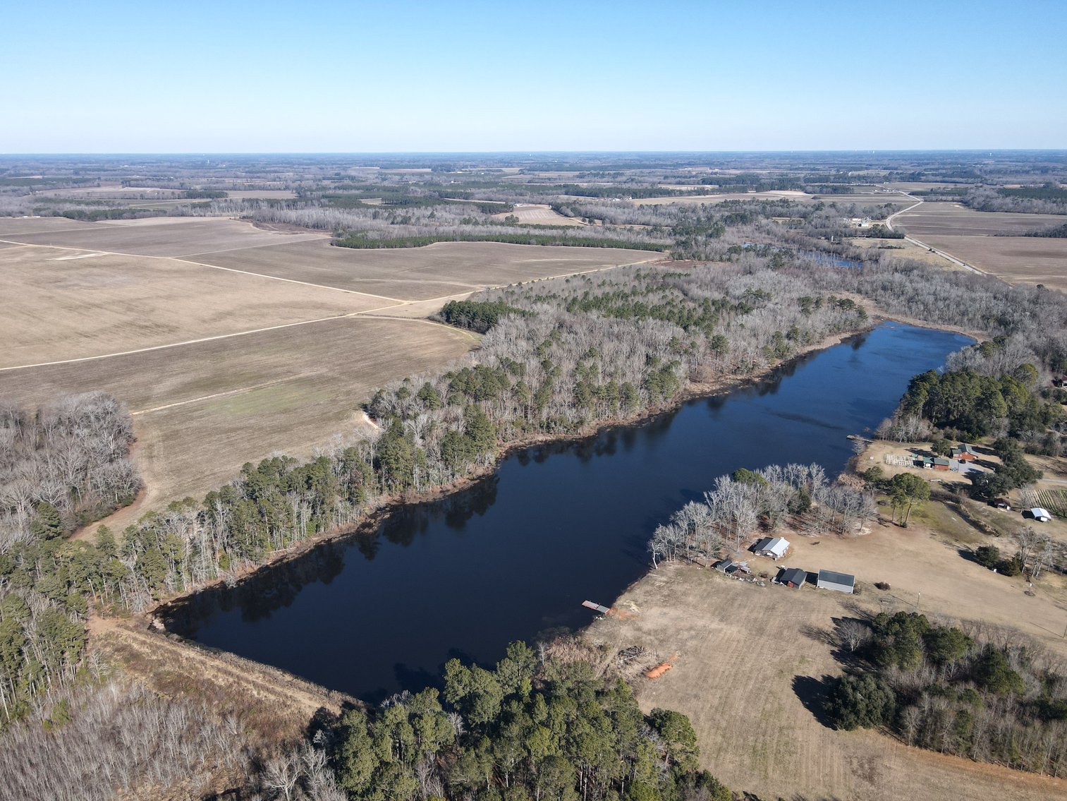 Bennettsville, SC Farmland and Large Pond