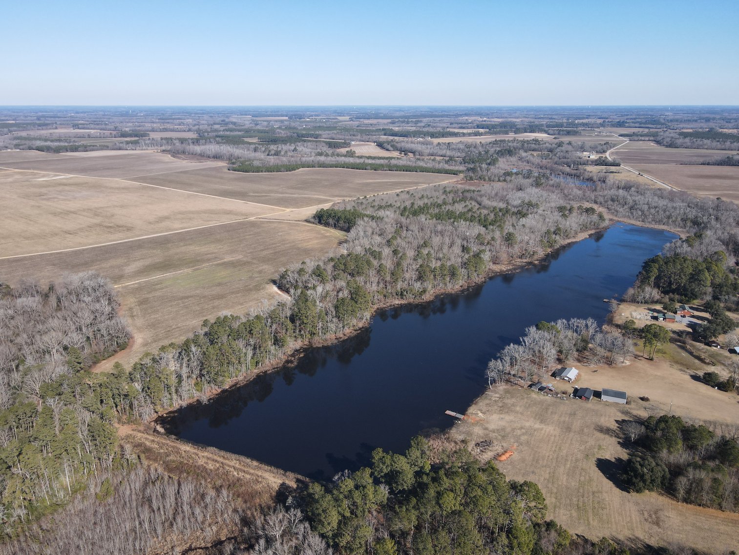 Bennettsville, SC Farmland and Large Pond